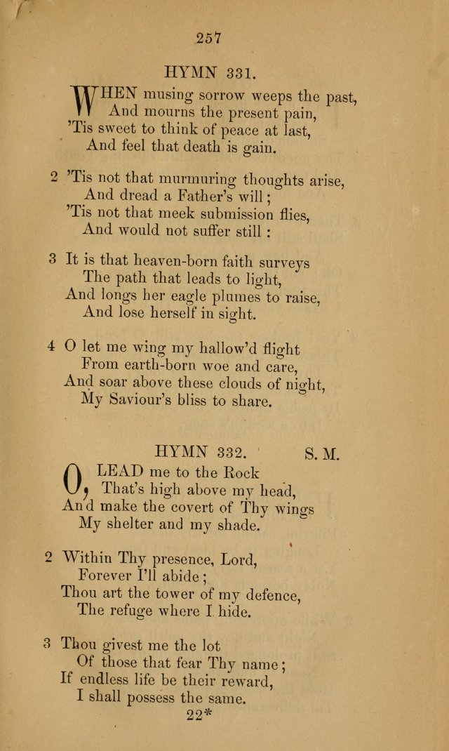 A Collection of Hymns page 257