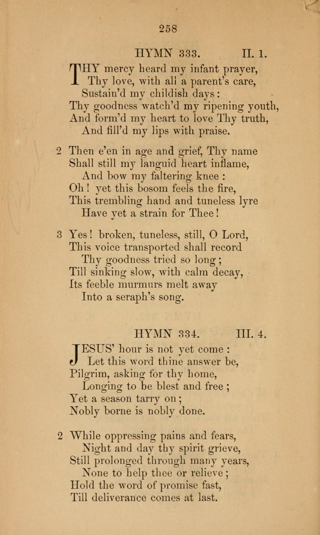 A Collection of Hymns page 258