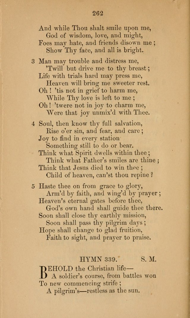 A Collection of Hymns page 262