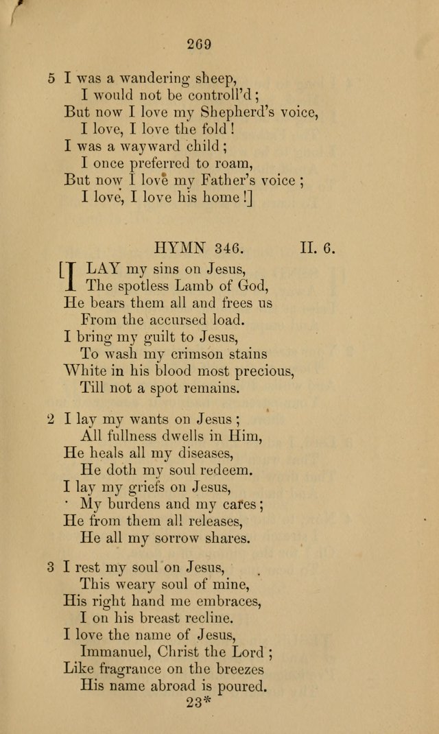 A Collection of Hymns page 269