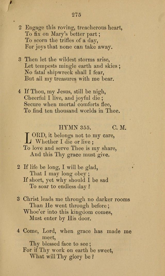 A Collection of Hymns page 275