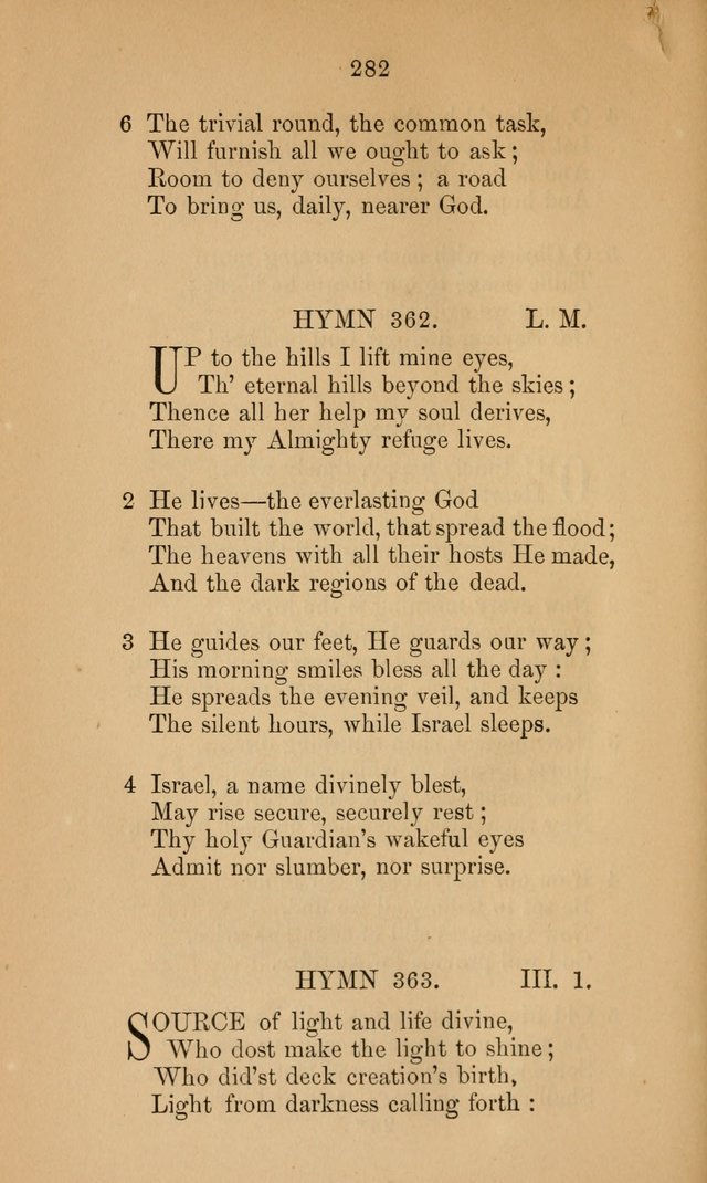 A Collection of Hymns page 282