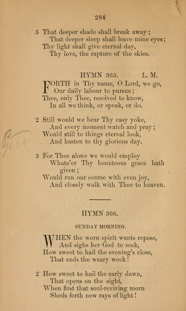 A Collection of Hymns page 284