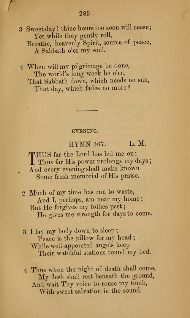 A Collection of Hymns page 285