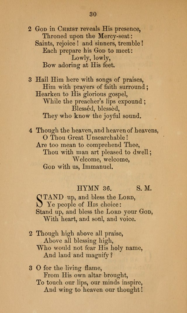 A Collection of Hymns page 30