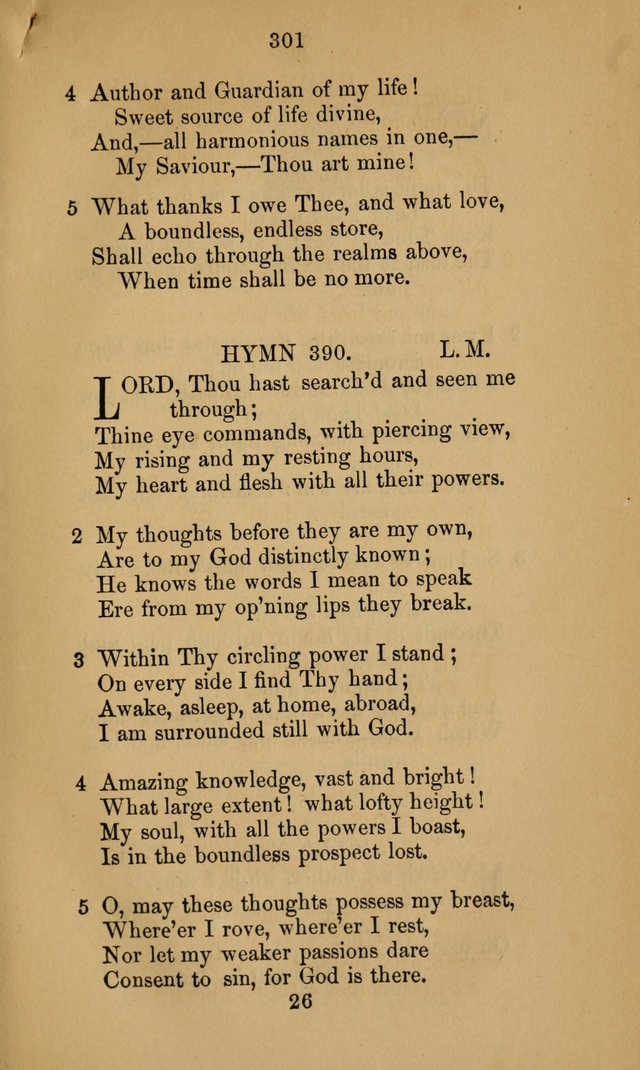 A Collection of Hymns page 301