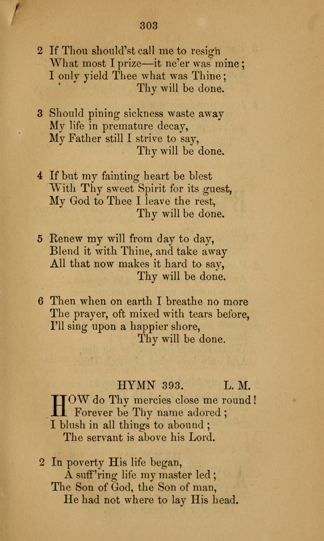 A Collection of Hymns page 303