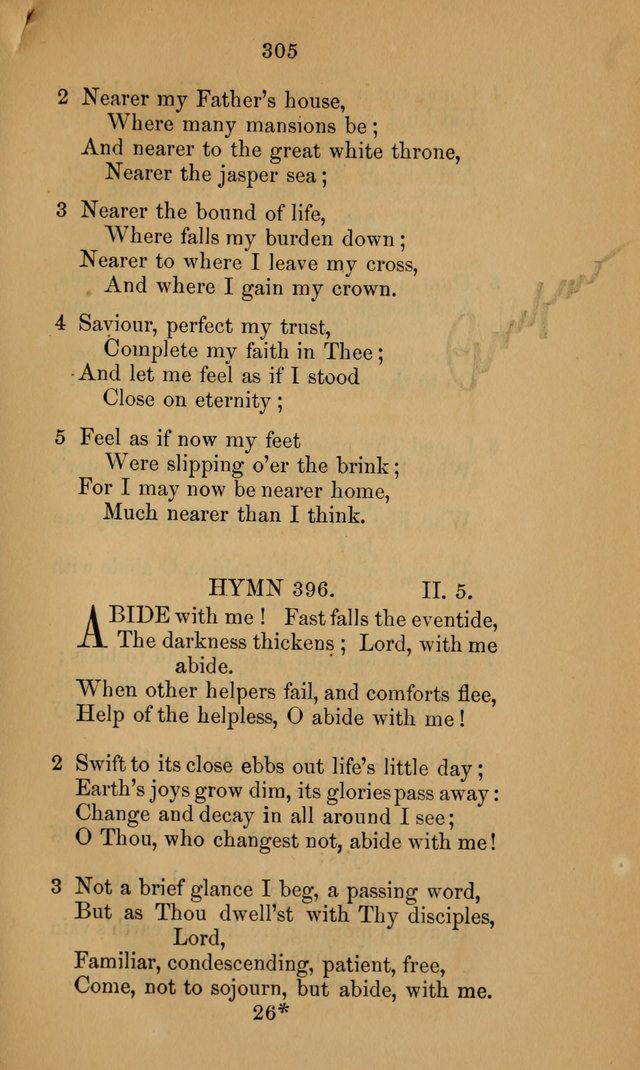 A Collection of Hymns page 305