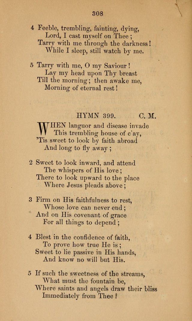 A Collection of Hymns page 308