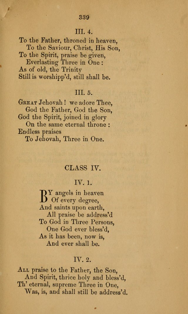 A Collection of Hymns page 339