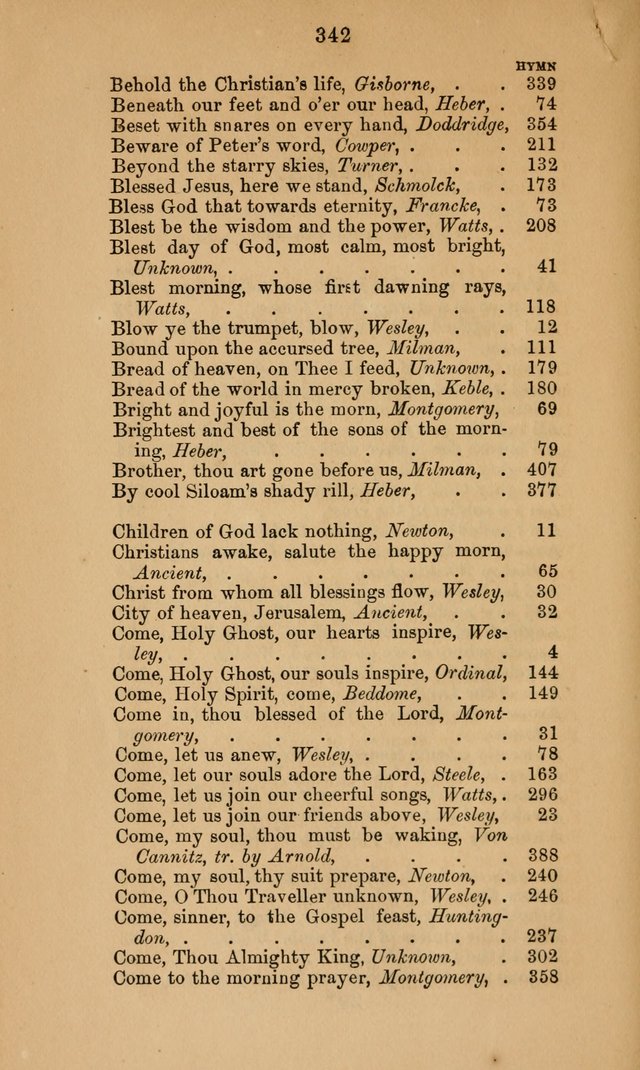 A Collection of Hymns page 342