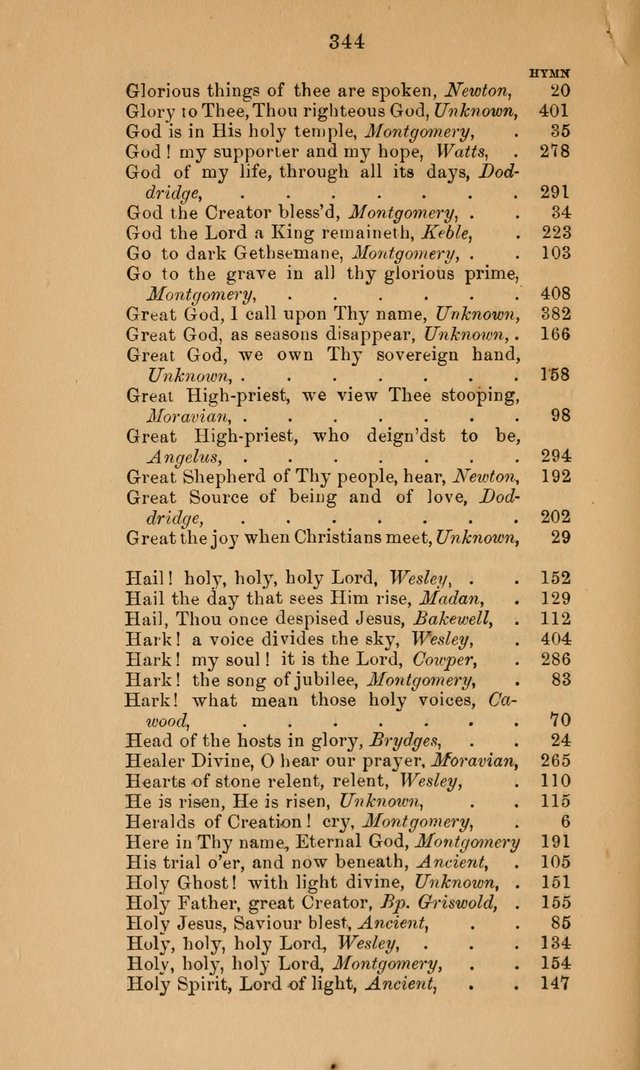 A Collection of Hymns page 344