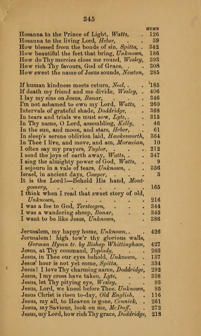 A Collection of Hymns page 345