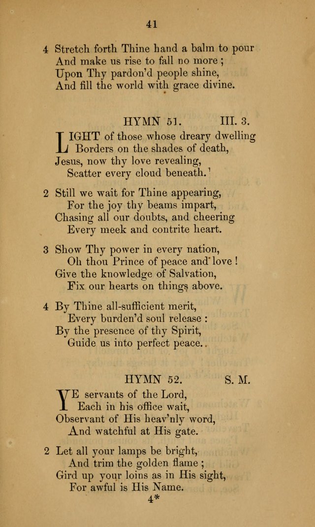A Collection of Hymns page 41