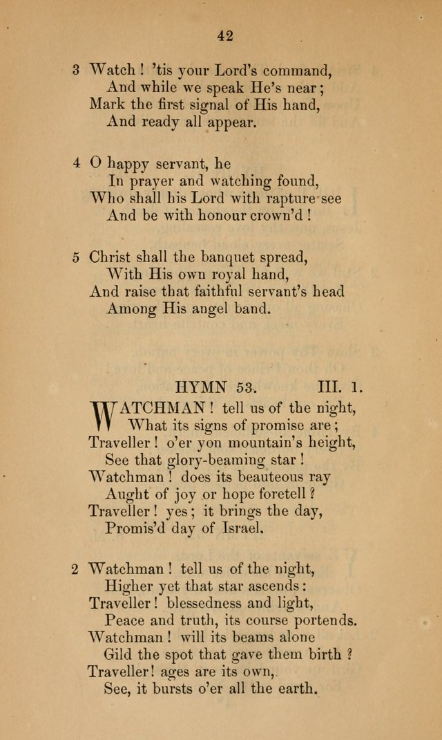 A Collection of Hymns page 42