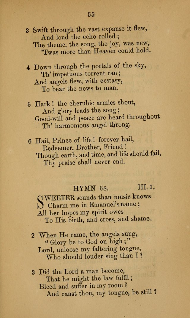 A Collection of Hymns page 55