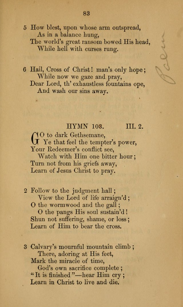 A Collection of Hymns page 83