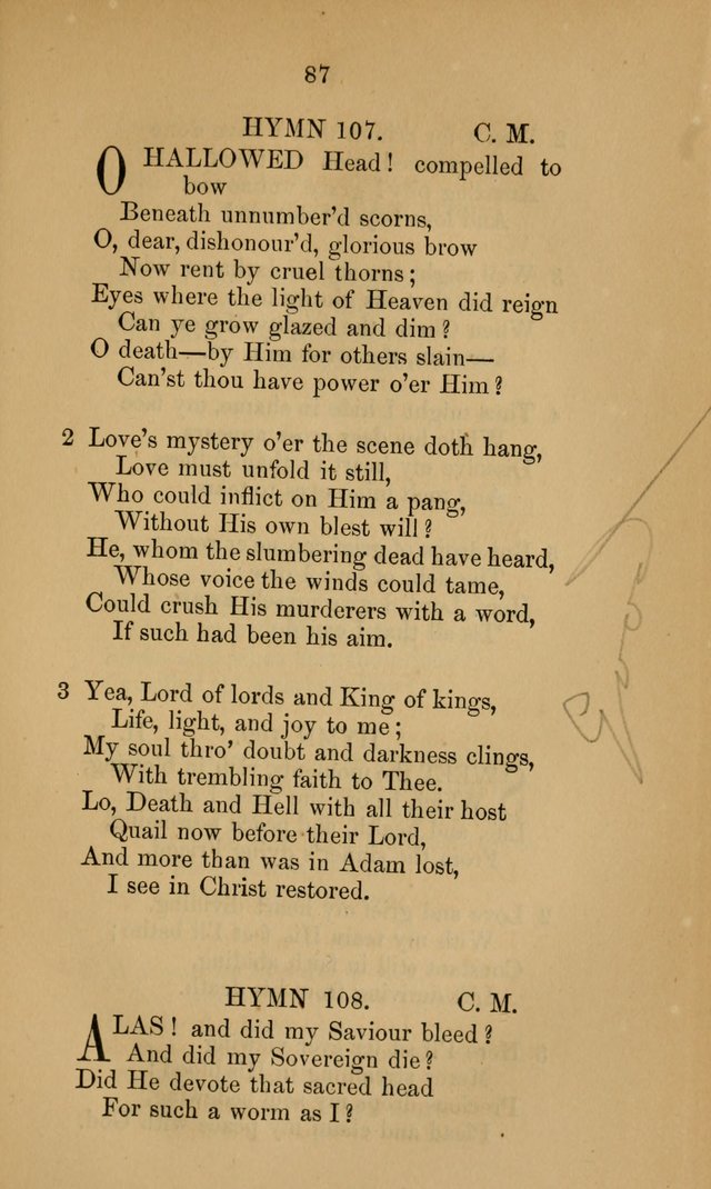 A Collection of Hymns page 87