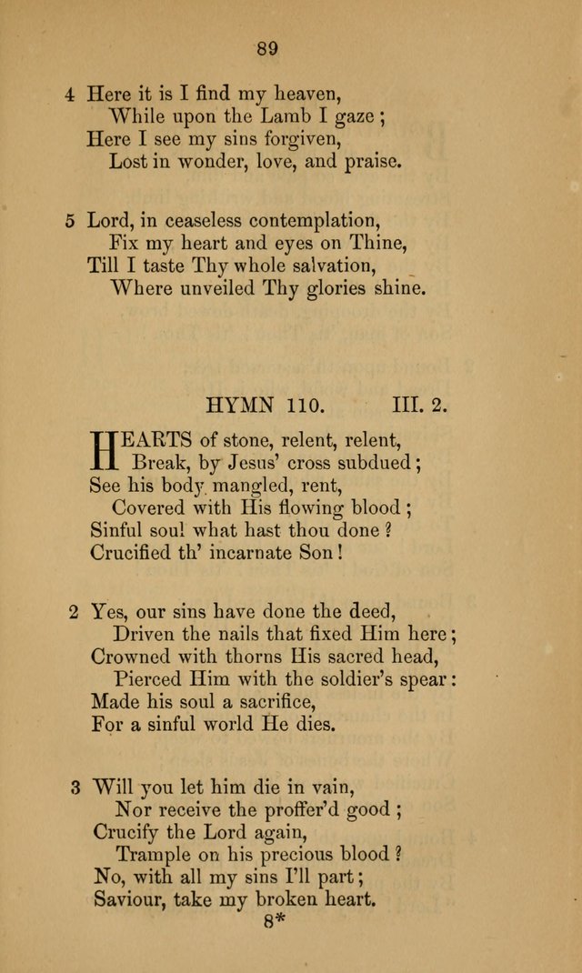 A Collection of Hymns page 89