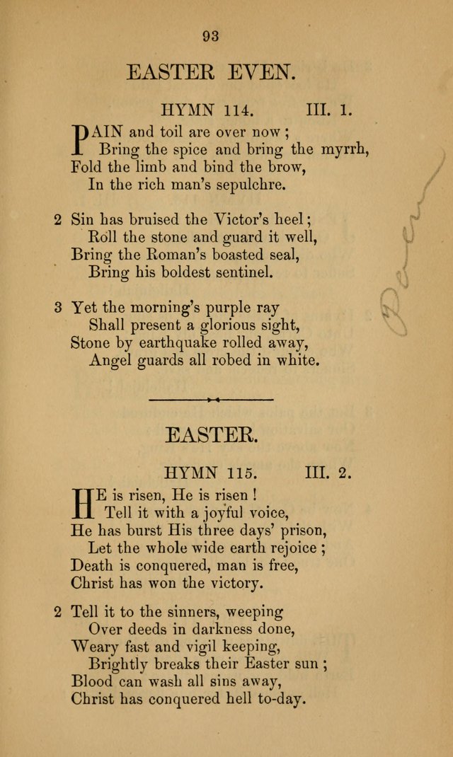 A Collection of Hymns page 93