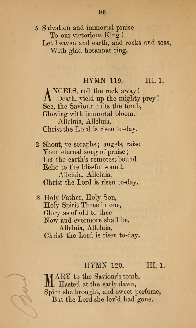 A Collection of Hymns page 96