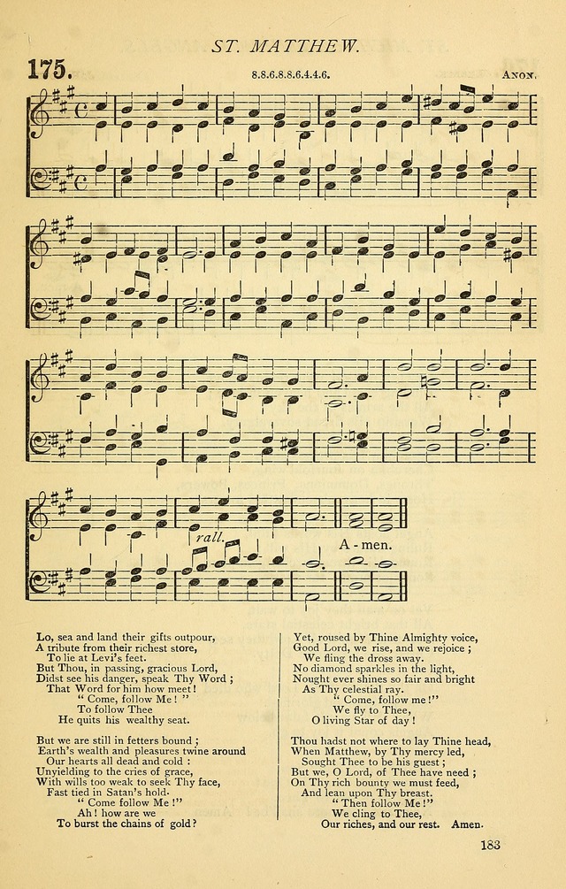 Church Hymnal page 183