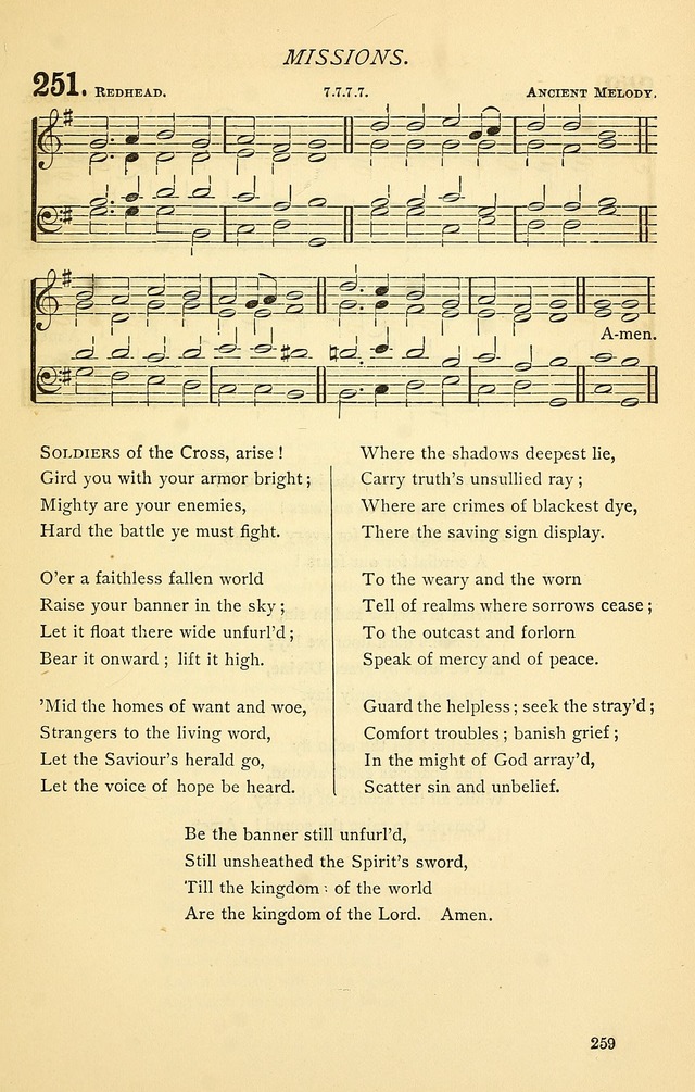 Church Hymnal page 259