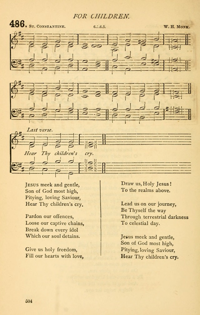 Church Hymnal page 504