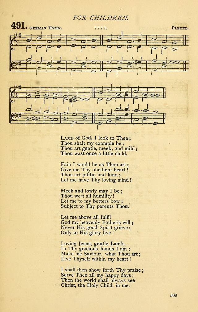 Church Hymnal page 509