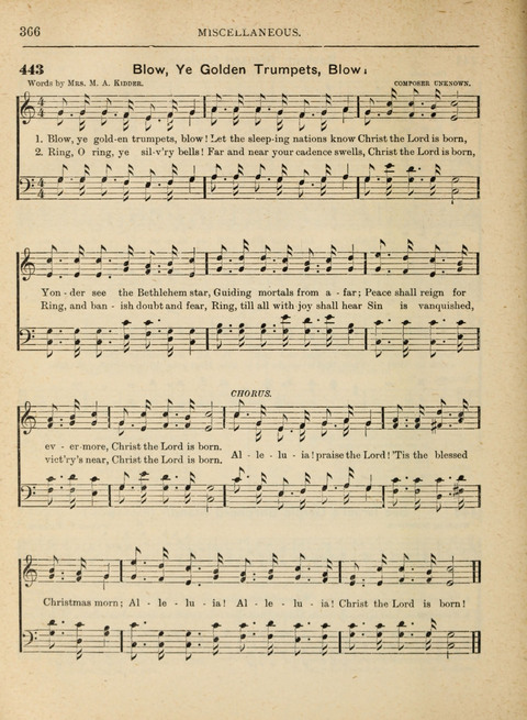 The Canadian Hymnal: a collection of hymns and music for Sunday schools, Epworth leagues, prayer and praise meetings, family circles, etc. (Revised and enlarged) page 366
