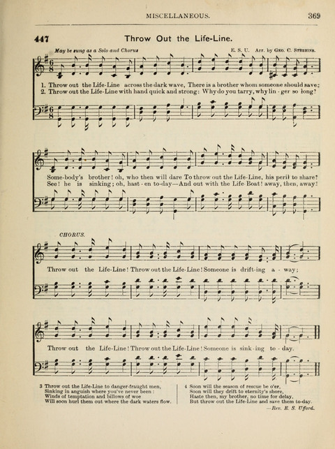 The Canadian Hymnal: a collection of hymns and music for Sunday schools, Epworth leagues, prayer and praise meetings, family circles, etc. (Revised and enlarged) page 369