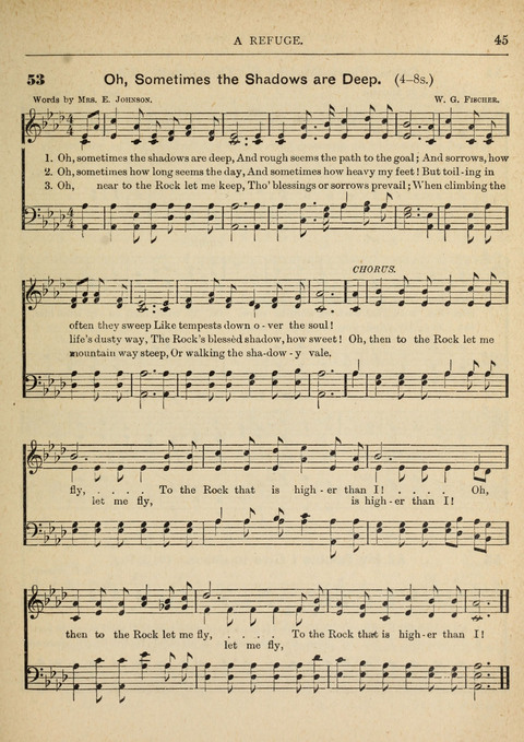 The Canadian Hymnal: a collection of hymns and music for Sunday schools, Epworth leagues, prayer and praise meetings, family circles, etc. (Revised and enlarged) page 45