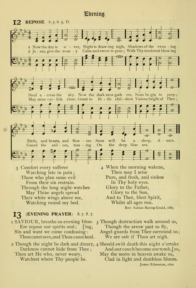 The Chapel Hymnal page 11