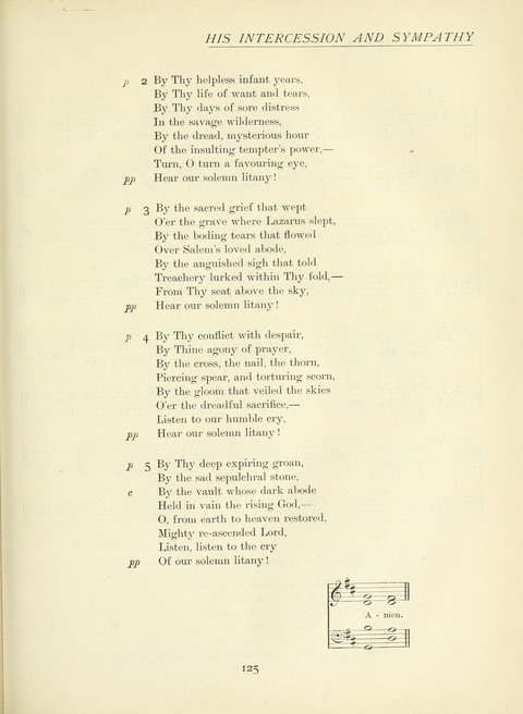 The Church Hymnary page 125