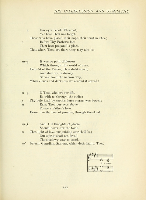 The Church Hymnary page 127