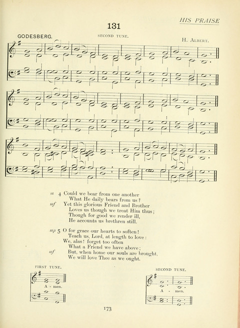 The Church Hymnary page 173