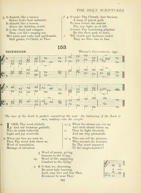 The Church Hymnary page 197