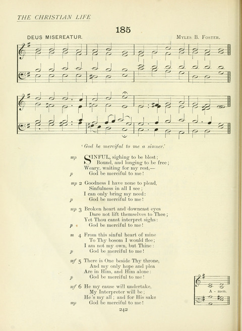 The Church Hymnary page 242