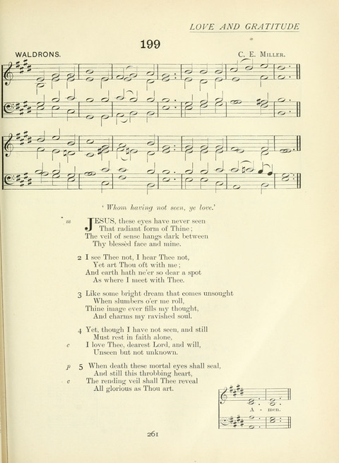 The Church Hymnary page 261