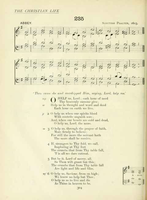 The Church Hymnary page 304