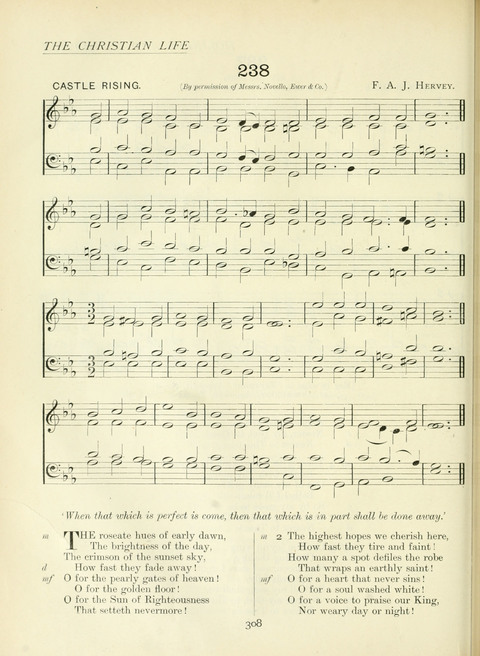 The Church Hymnary page 308