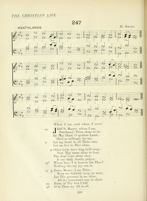 The Church Hymnary page 320
