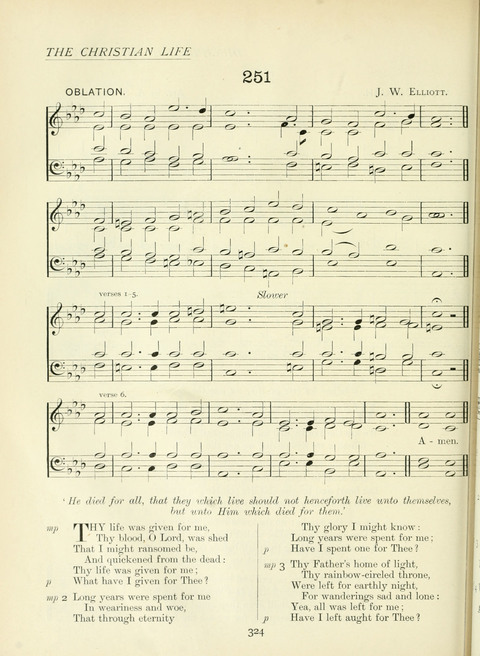 The Church Hymnary page 324