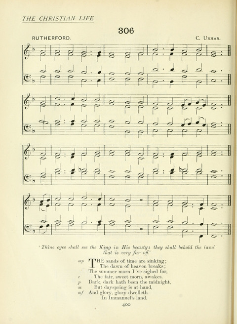 The Church Hymnary page 400
