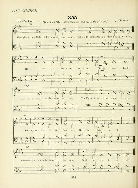 The Church Hymnary page 464