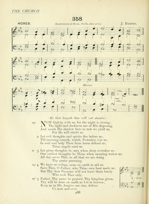 The Church Hymnary page 468