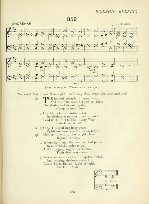 The Church Hymnary page 469