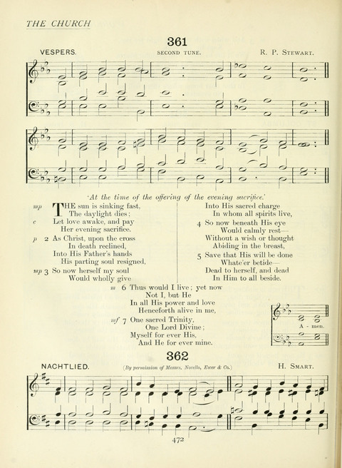 The Church Hymnary page 472