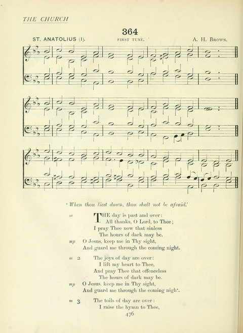 The Church Hymnary page 476