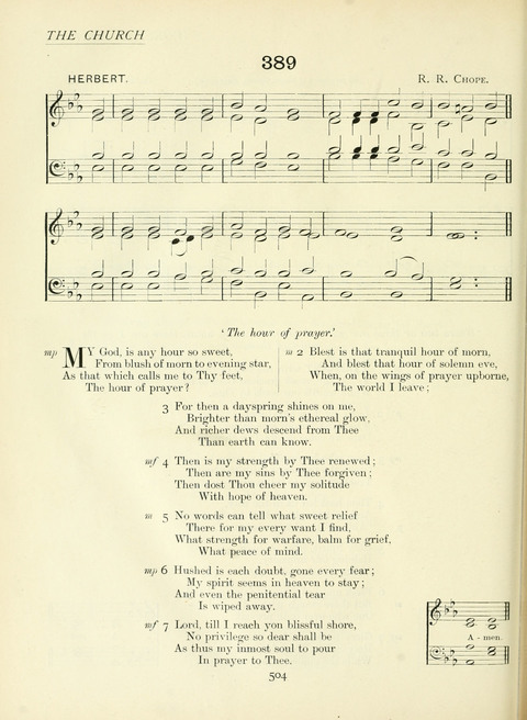 The Church Hymnary page 504